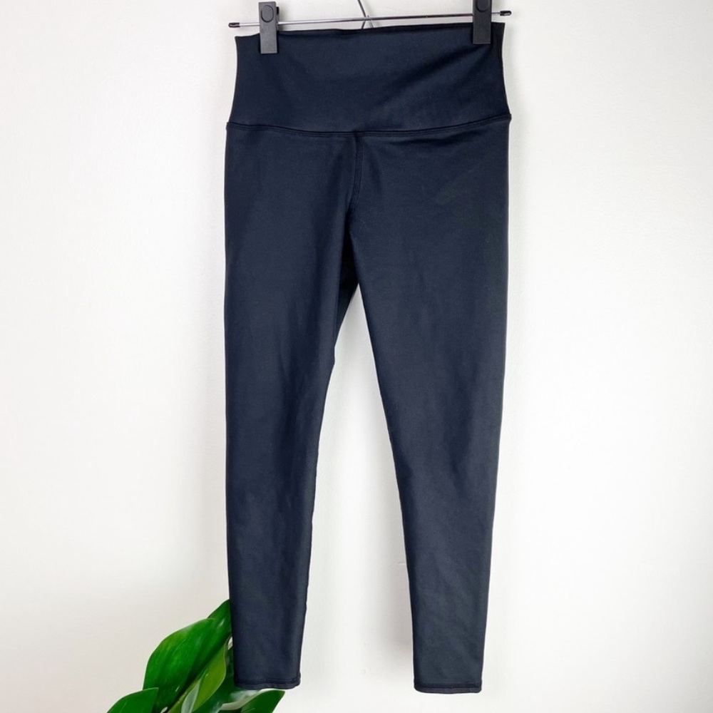 alo yoga high rise airbrush cropped leggings 21”